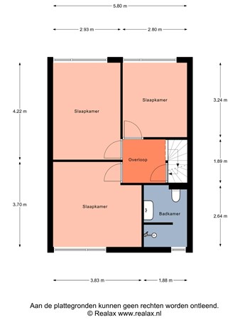 Floorplan - Blauwe Reiger 49, 3752 ZB Bunschoten-Spakenburg